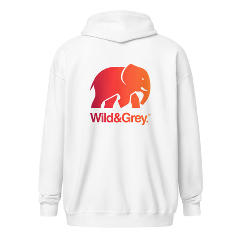 Elephant Conservation - Full Zip Womens Hoodie